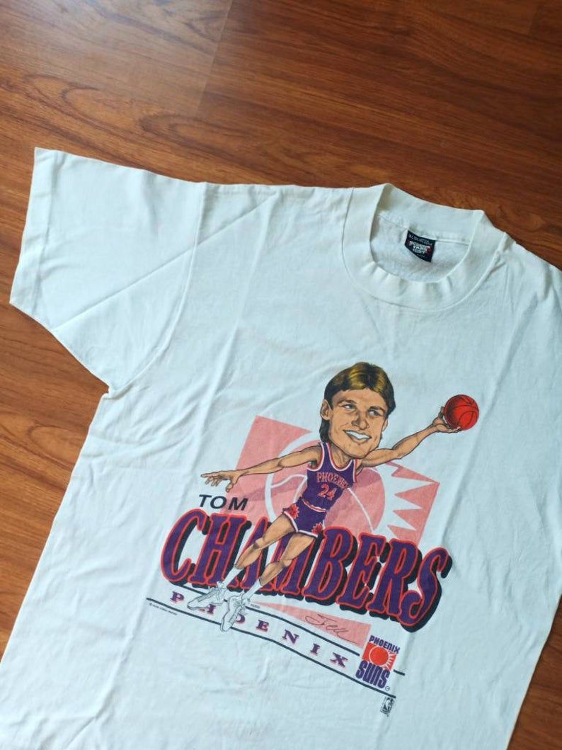 Rare Vintage 90's Phoenix Suns Tom Chambers Shirt