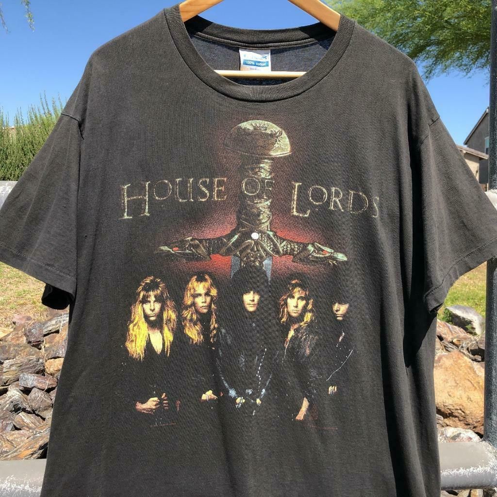 Rare Vtg 90S Hanes House Of Lords Band Rock Tour Single Stitch Shirt