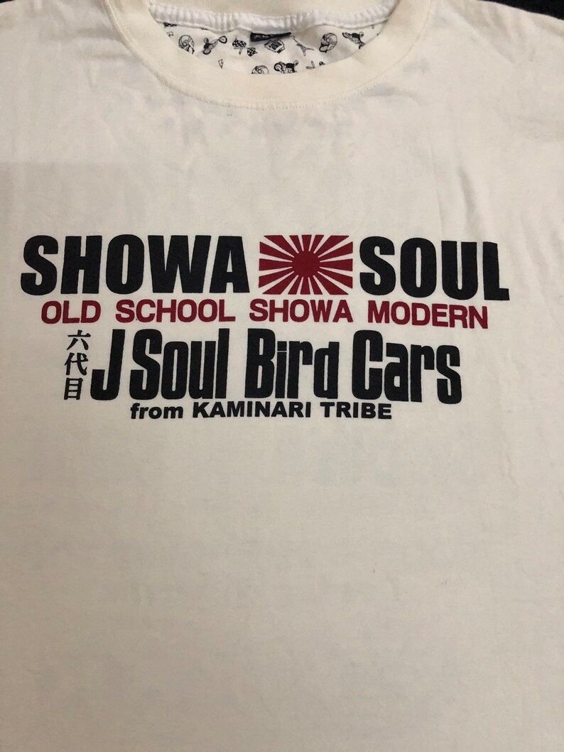 Rareted Company Tedman Co Jp Shirt Showa Soul Old School Showa Modern J Soul Bird Brother