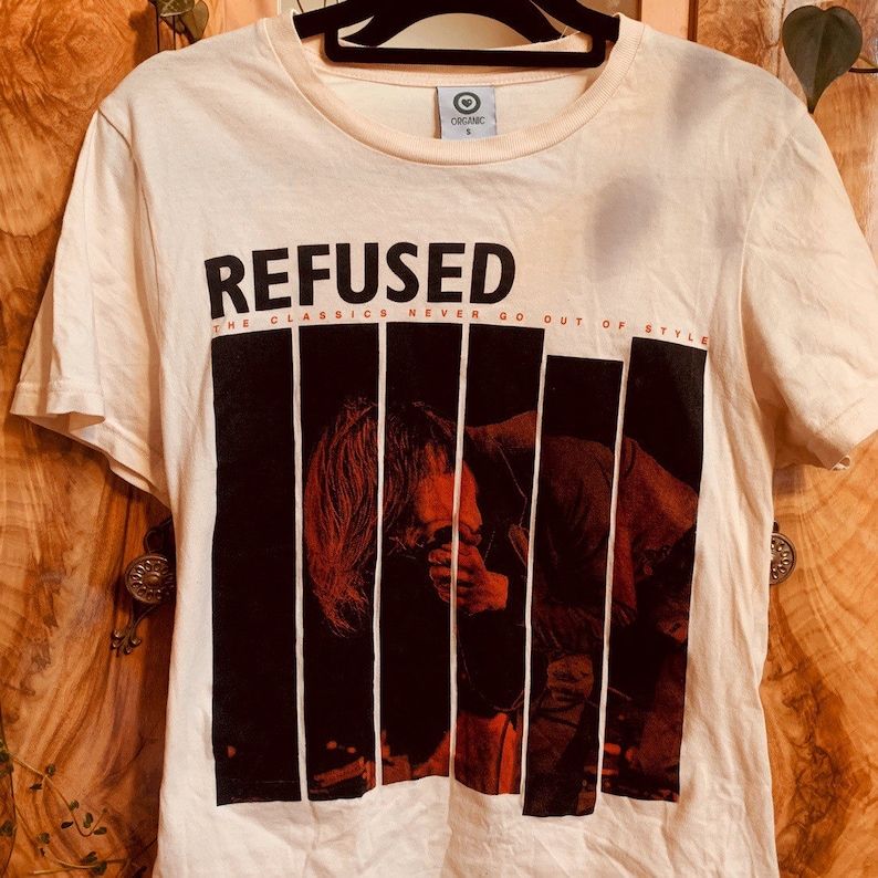 Refused Band Tee Official Organic Cotton Sz Small