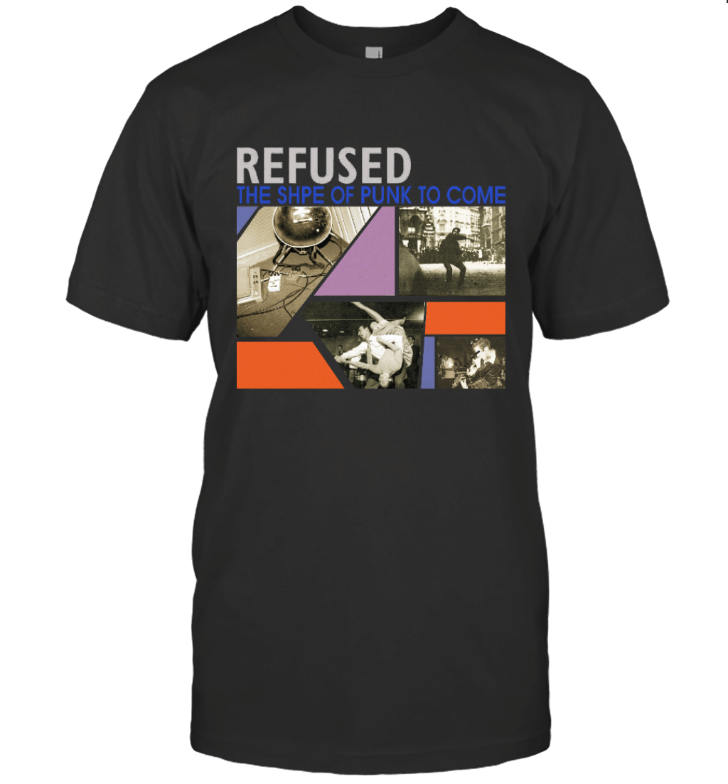 Refused Men'S Shape Of Punk To Come Black T Shirt T-Shirt