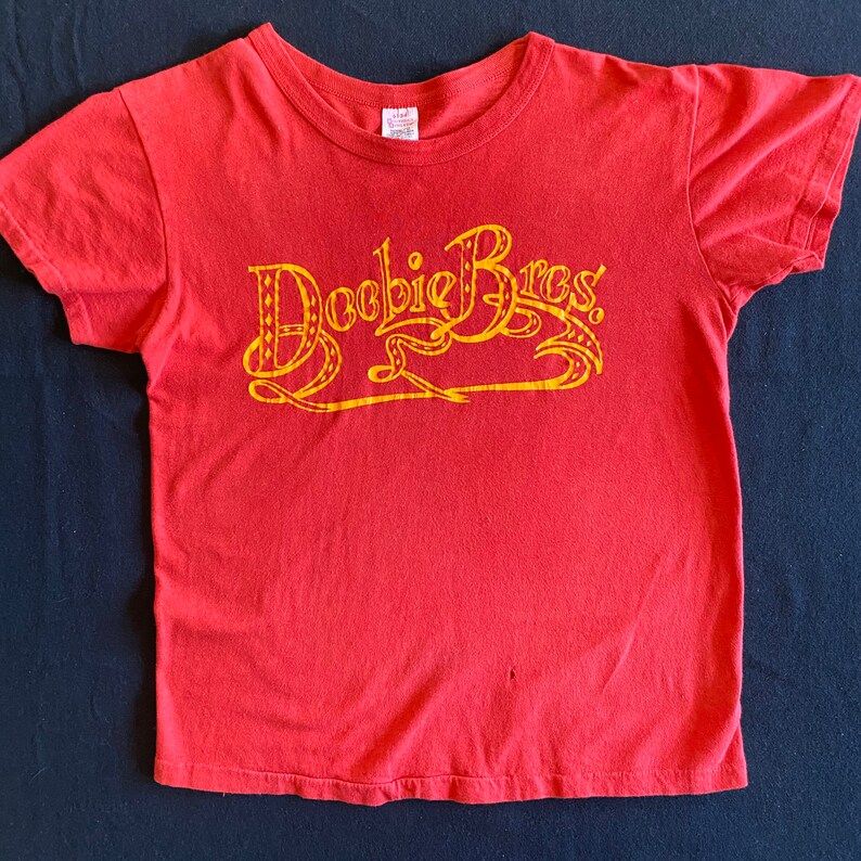 Reserved For Matt Doobie Bros 1970S Red Spell Out Concert T Shirt
