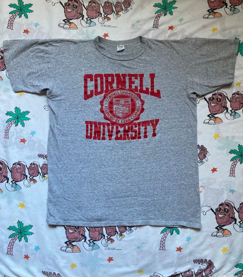 Reserved Vintage 80S Cornell University T Shirt Arge Seal Champion