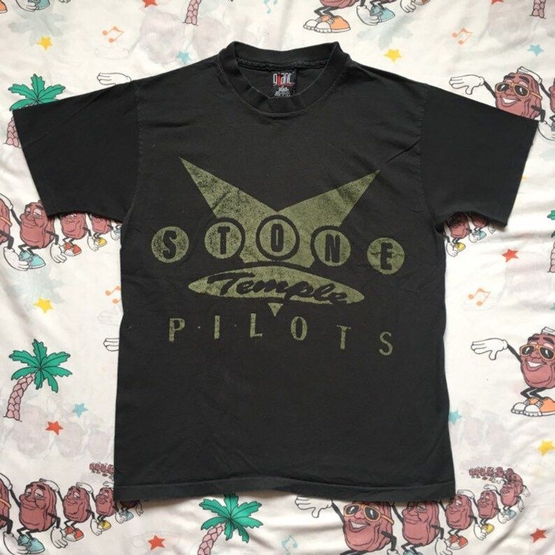 Reserved Vintage 90S Stone Temple Pilots T Shirt Edium Giant By Anvil Alternative Scott Weiland
