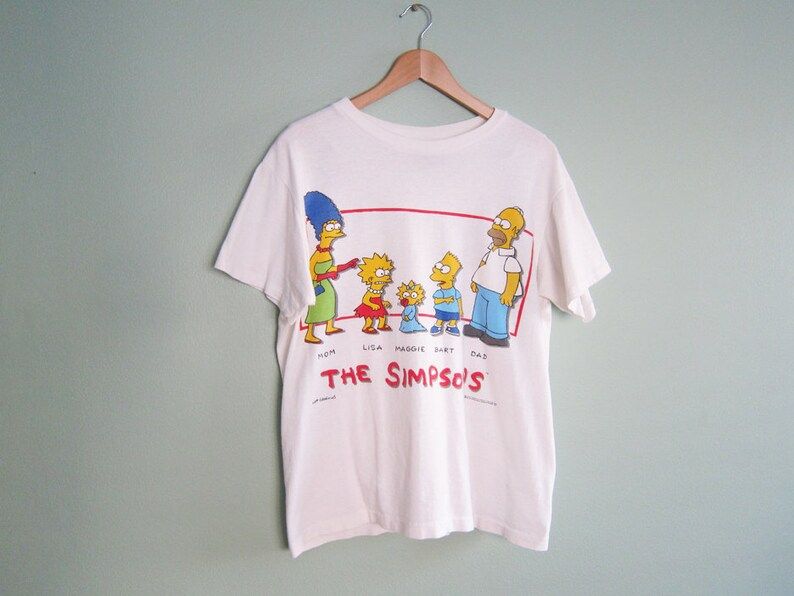 Reserved Vintage T Shirtvintage The Simpsons Shirt1990S The Simpsons Shirt M L