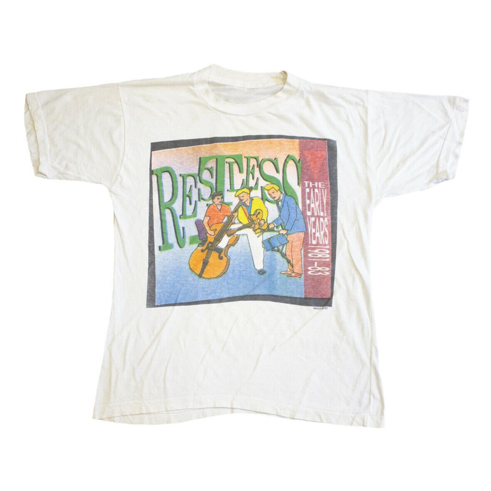 Restless The Early Years 1981 83 Tshirt | Vintage 80S Rockabilly Band Music Vtg