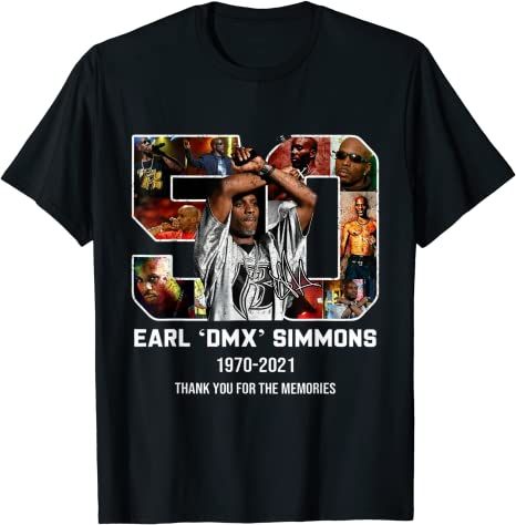 Rip DMX T-Shirt Rapper Legends Never Die 2021 T-Shirt