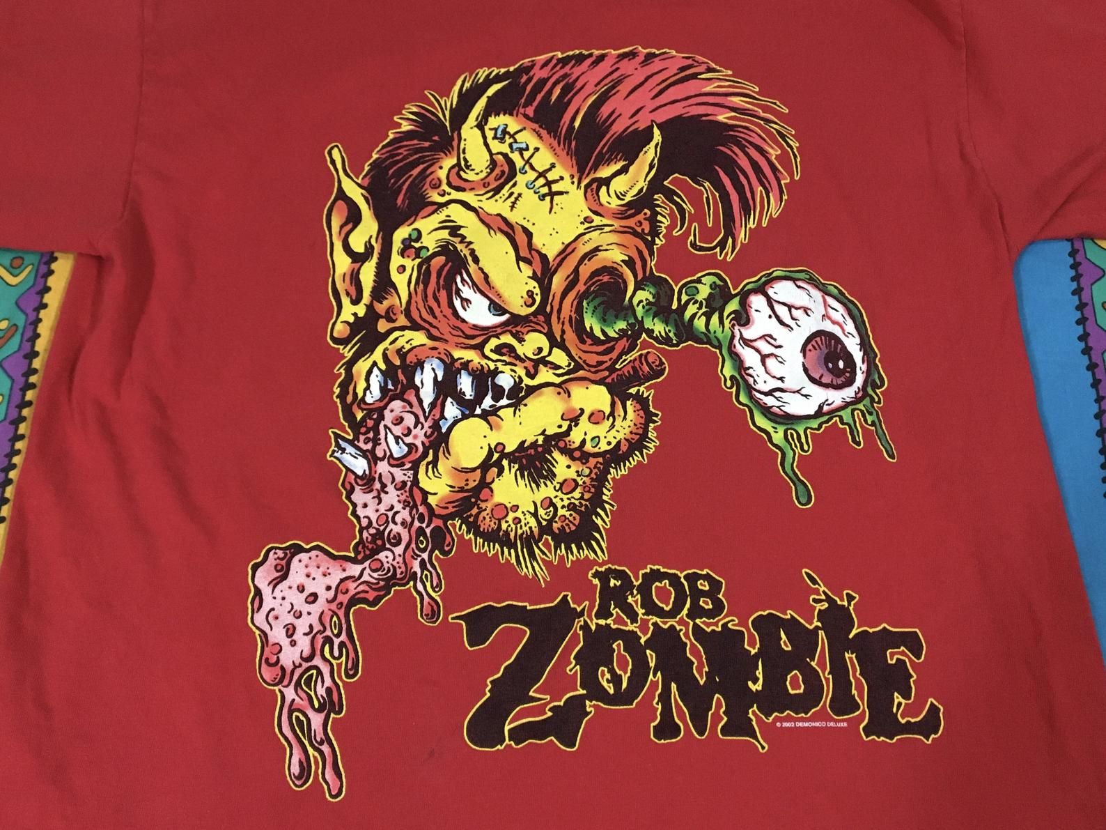 Rob Zombie Demonoid Shirt - Sz L - 2000S Vintage Shirt - Zombie Y2K
