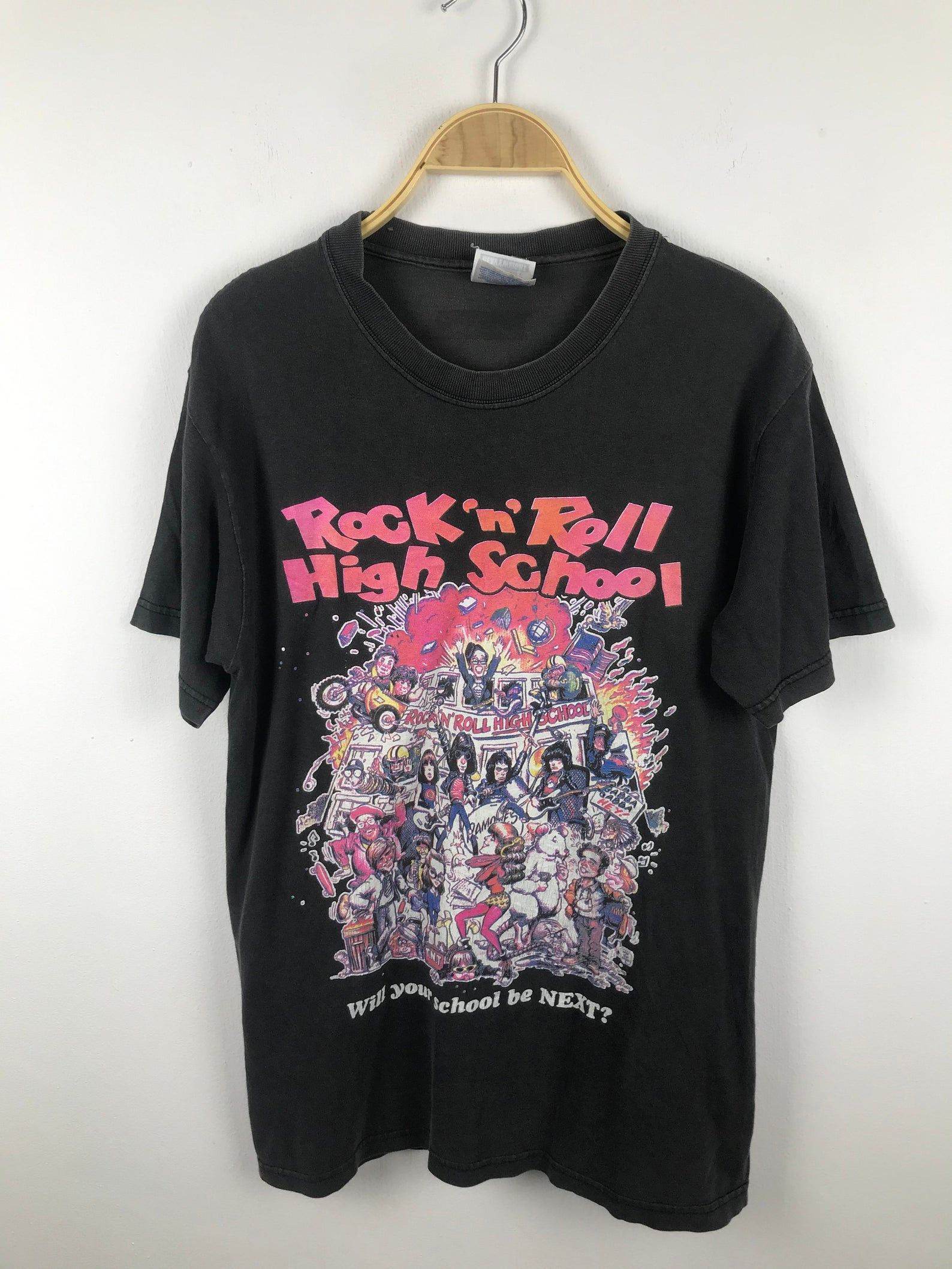 Rock N Roll High School Ramones Movie Shirt Adult S