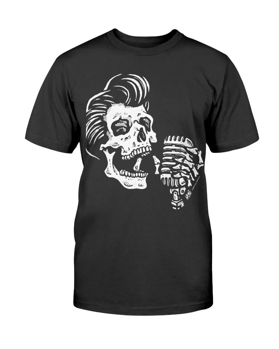 Rockabilly Greaser Skull T Shirt 211213 rockabilly greaser skull t shirt 211213