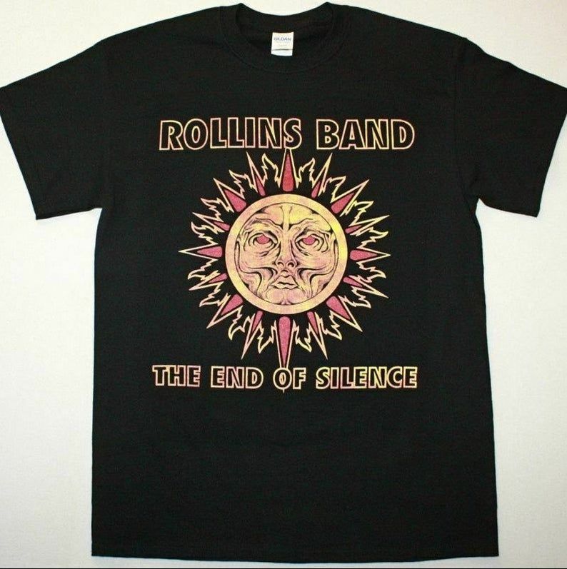 Rollins Band The End Of Silence Black Shirt, Punk Rock Shirt Music
