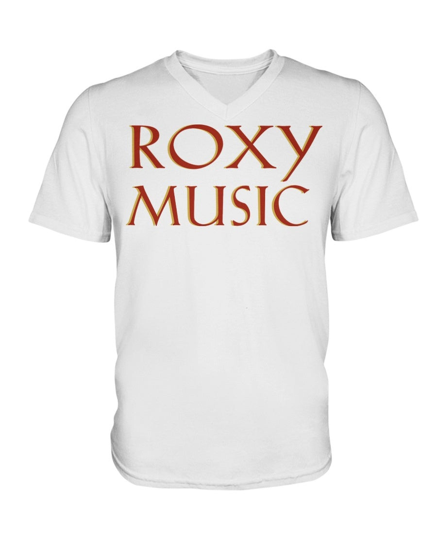 Roxy Music Vintage Rare V Neck T Shirt 211110