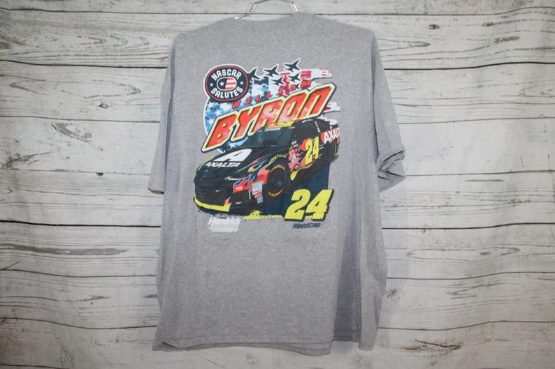 Salutes Will I Am Byron William Axalta Racing Double Sided Large Graphic Shirt
