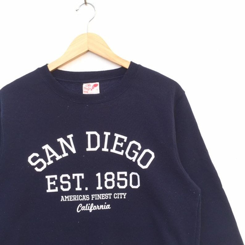 San Diego By Oblo Design Big Logo Sweatshirt