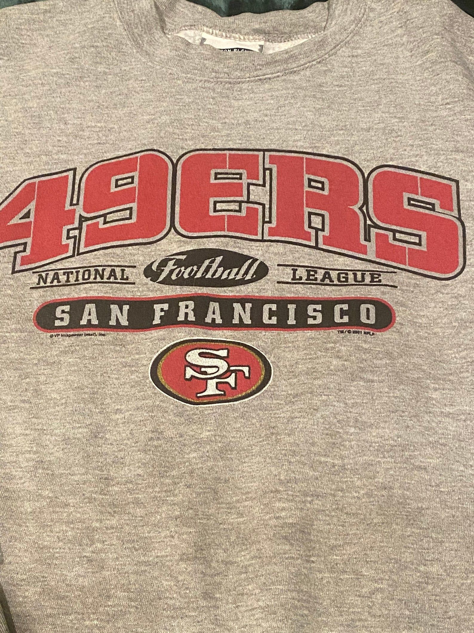 San Francisco 49Ers Sweater / Vintage / Nfl Football / Niners / Jerry Rice / Joe Montana / 2001