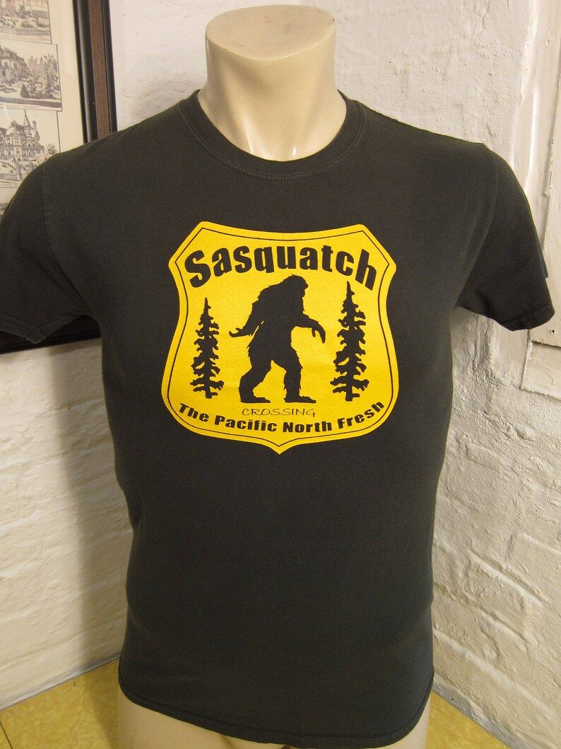 Sasquatch Big Foot Shirt Single Sided