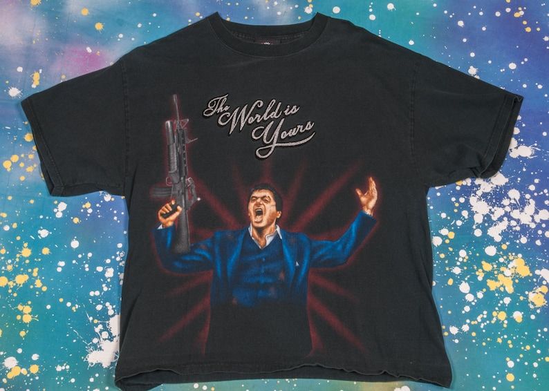Scarface The World Is Yours Mens T Shirt