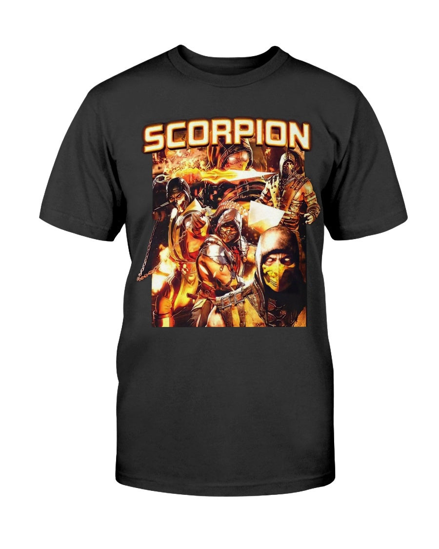 Scorpion Mortal Kombat Custom T Shirt 211213