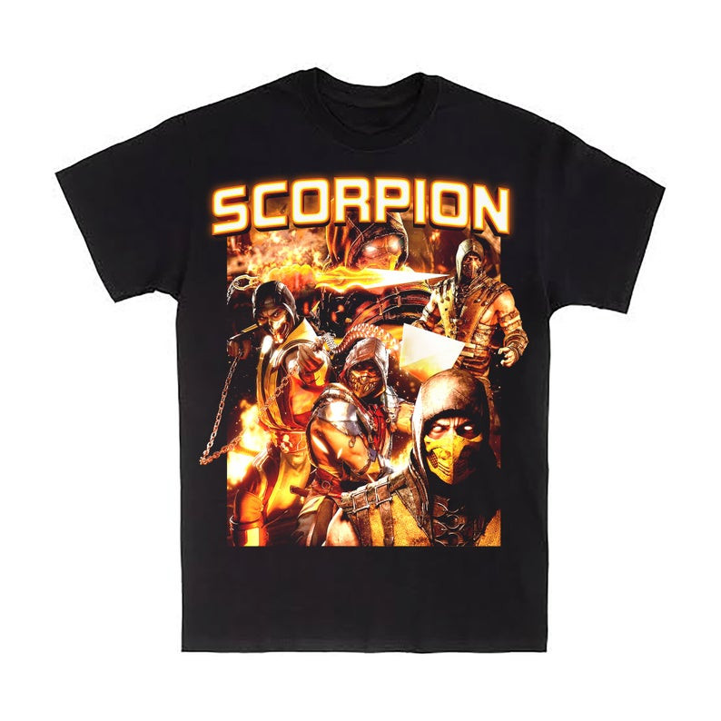 Scorpion Mortal Kombat Custom T Shirt
