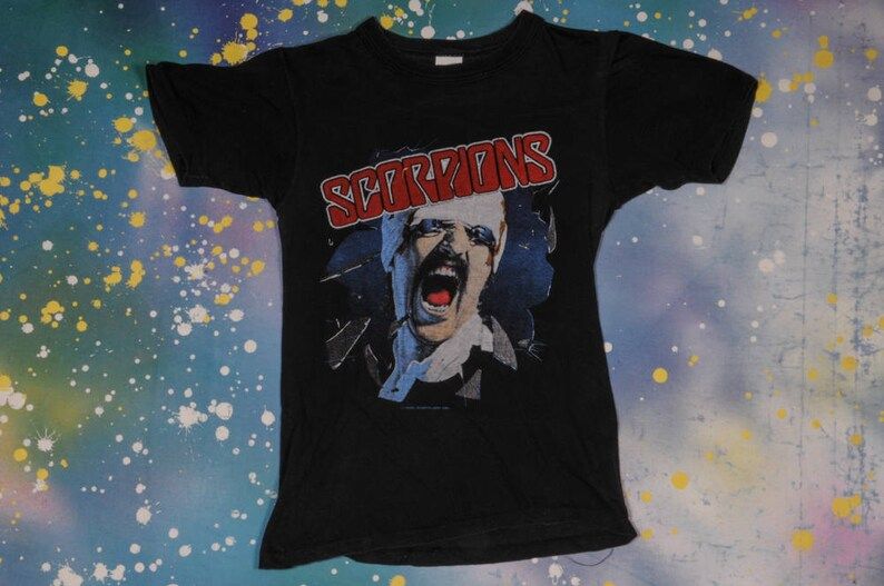 Scorpions Metal Rock Rare Design Shirt