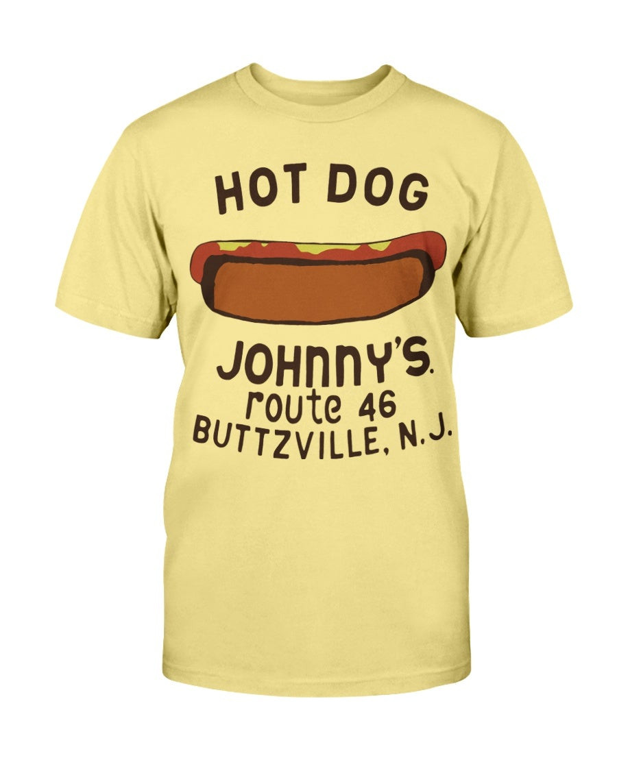Screen Stars Mens Vintage 80S Yellow Hot Dog Johnnys T Shirt 211027