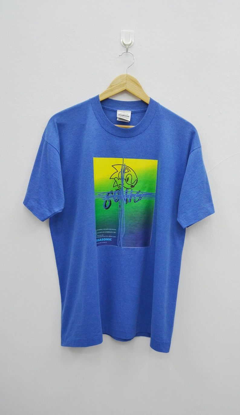 Segasonic Shirt Vintage 90S Segasonic Games By Sega Shirt Vintage Segasonic The Hedgehog