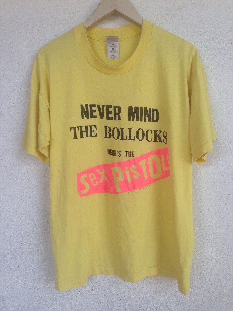 Sex Pistols Never Mind The Bollocks Punk Band Tshirt