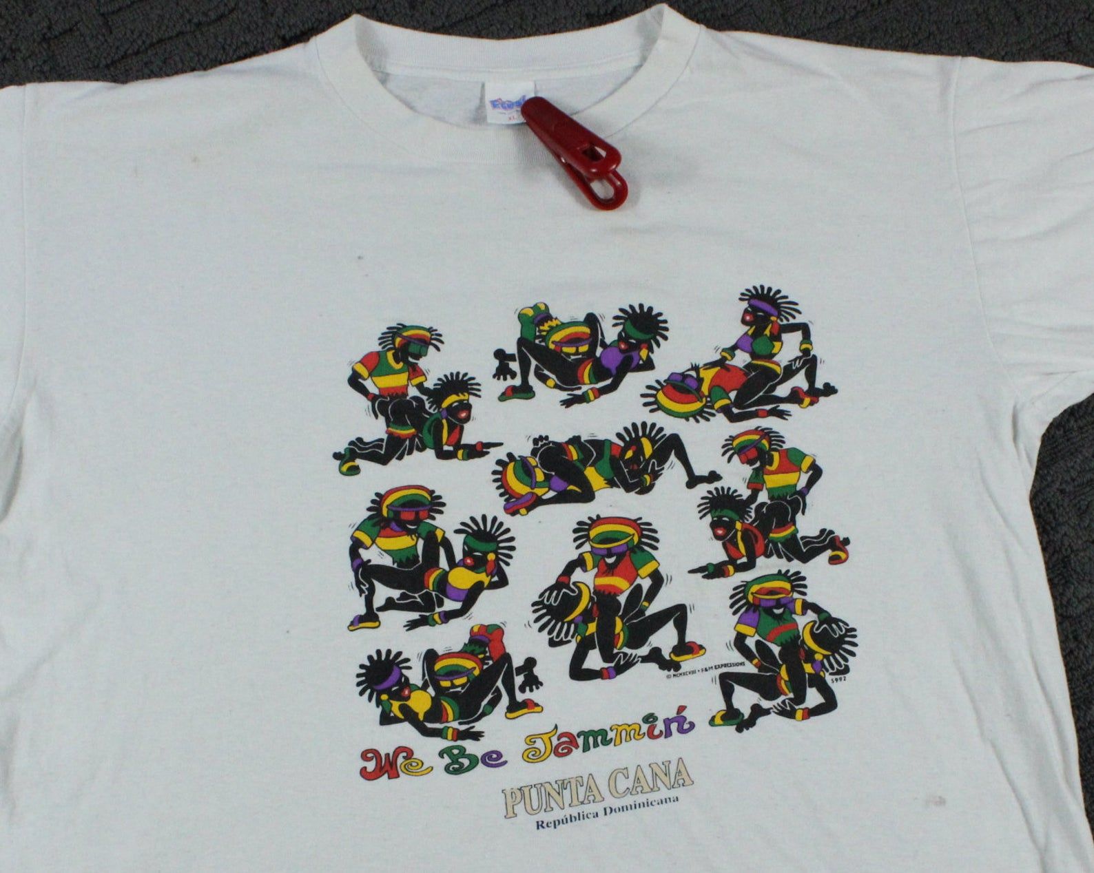 Sex T-Shirt / Punta Cana Souvenir Tee / Vintage Graphic Promo Shirt / 90S Hip Hop Clothing
