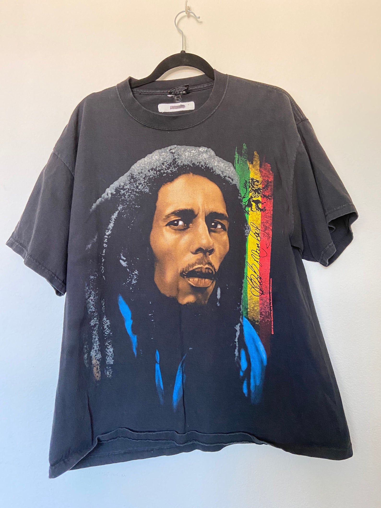 Signed Bob Marley Rootwear Graphic T-Shirt