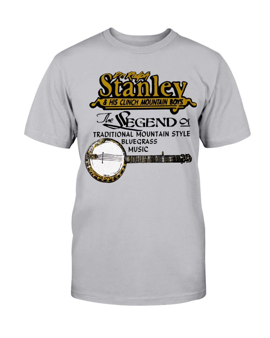 Signed Ralph Stanley Bluegrass T Shirt 210916