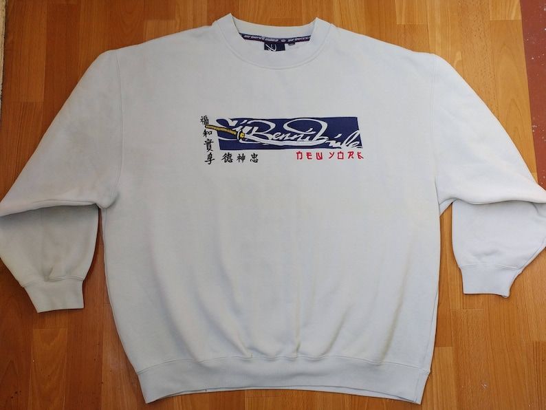 Sir Benni Miles Sweatshirt Vintage Hip Hop Sweat Shirt Beige 90S Hip Hop Clothing Old School 1990S Gangsta Rap Og Streetwear