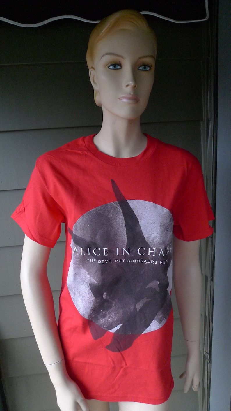 Size Womens Med 36 Alice In Chains Shirt Single Sided Deadstock Unworn