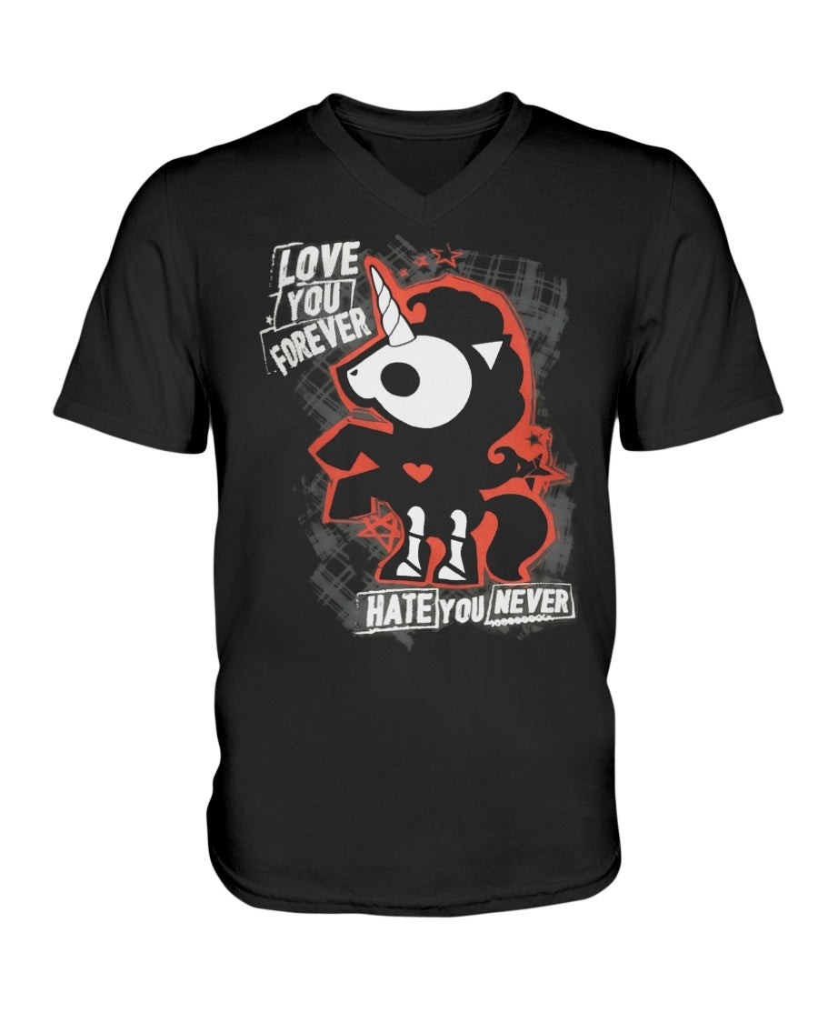 Skelanimals Bonita Love You Forever V Neck Tee 211004
