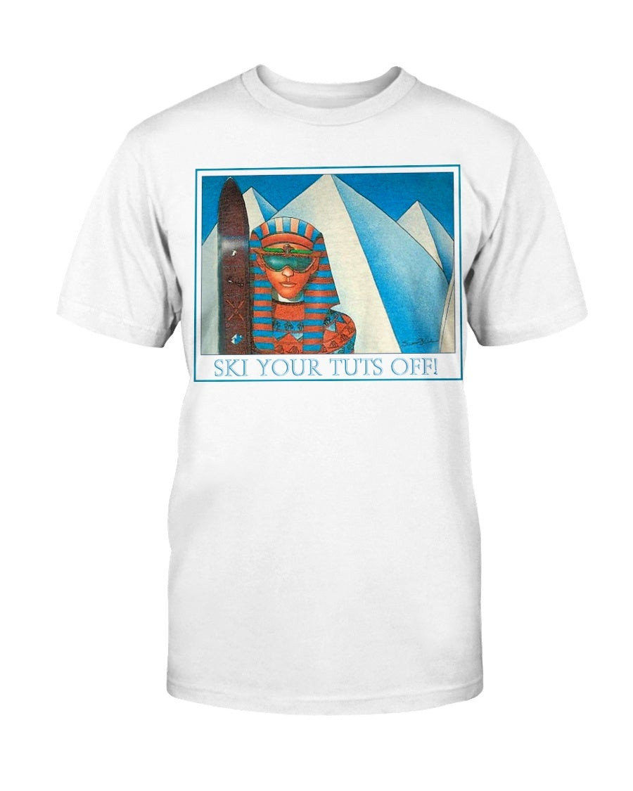 Ski Your Tuts Off T Shirt Vintage 80S King Tut High Adventure Comics T Shirt 211214