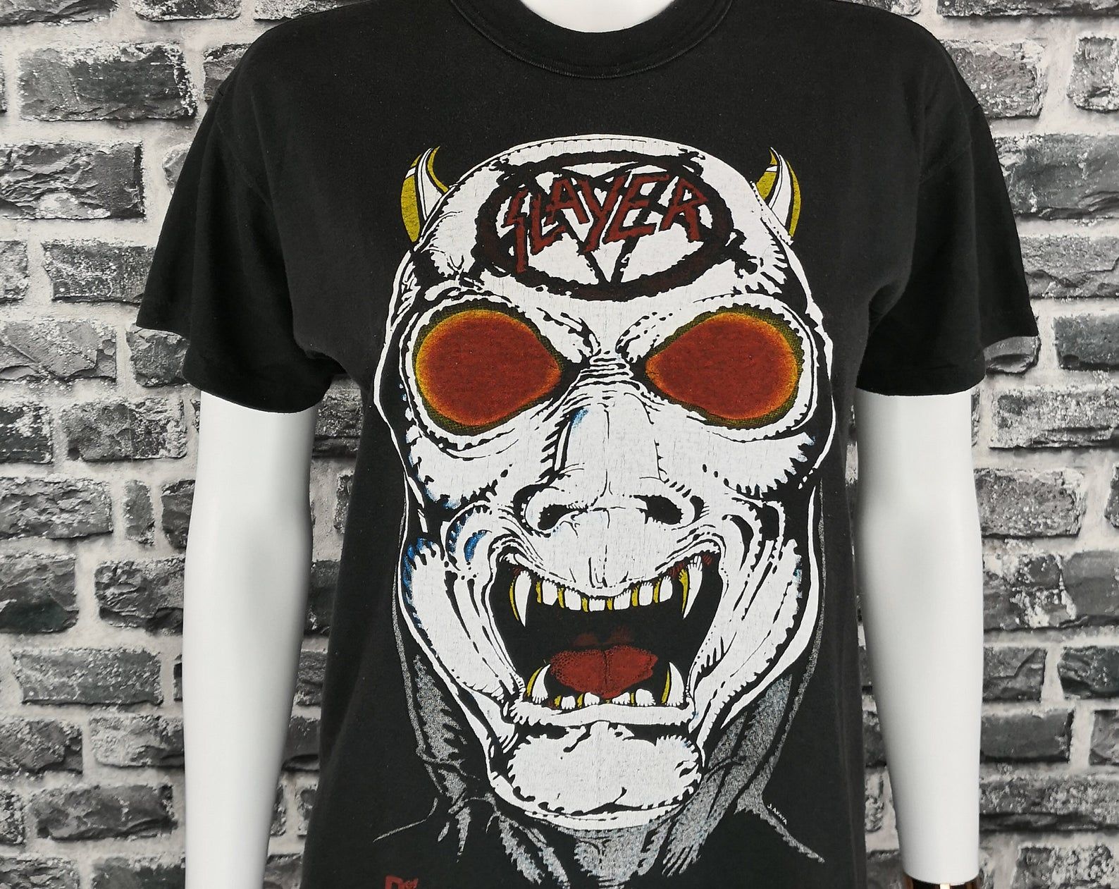 Slayer 1986 Vintage Reign In Pain Tour 87 T-Shirt Thrash Metal Band Mega Rare Shirt Pullover Death Metal