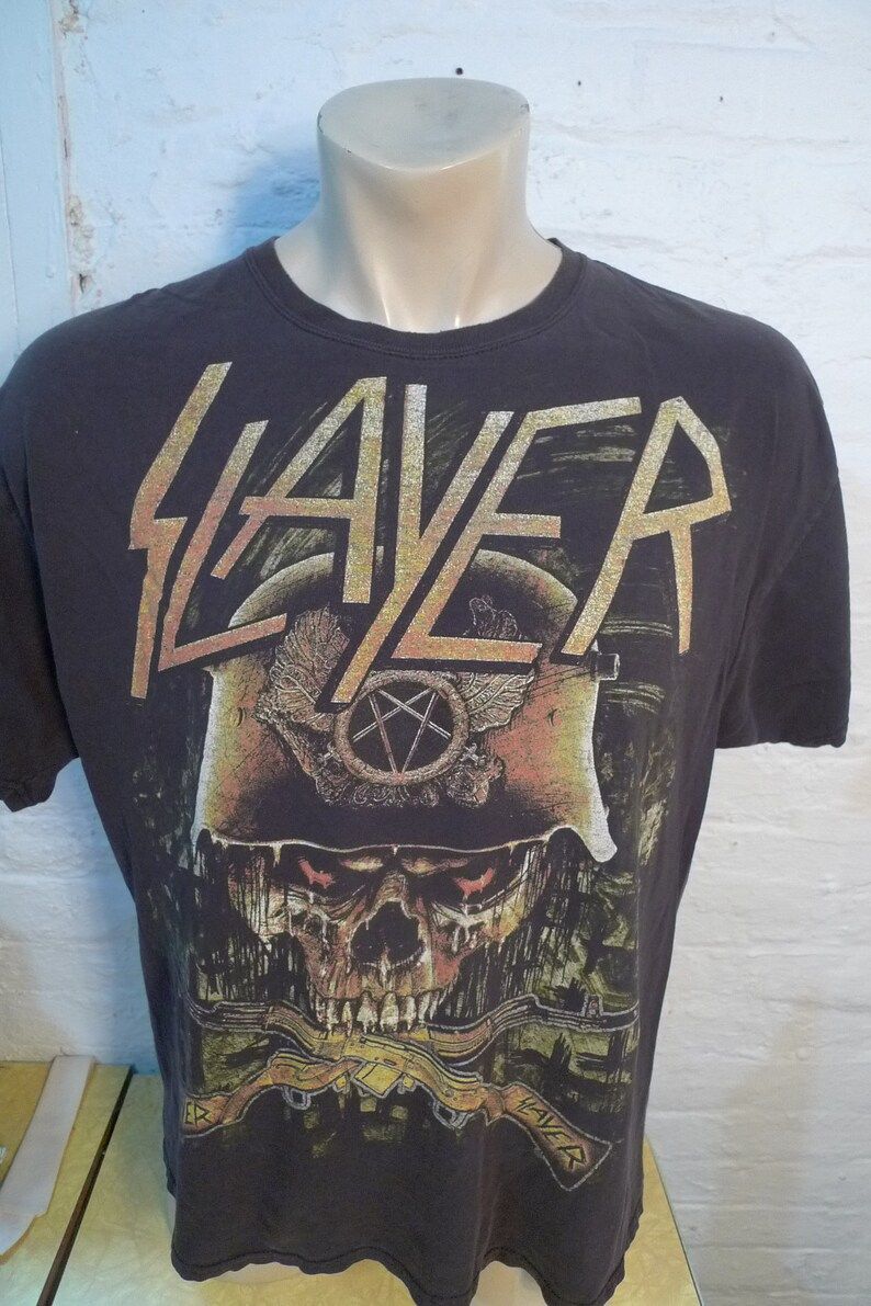 Slayer Shirt Single Sided Rare Design Shirt