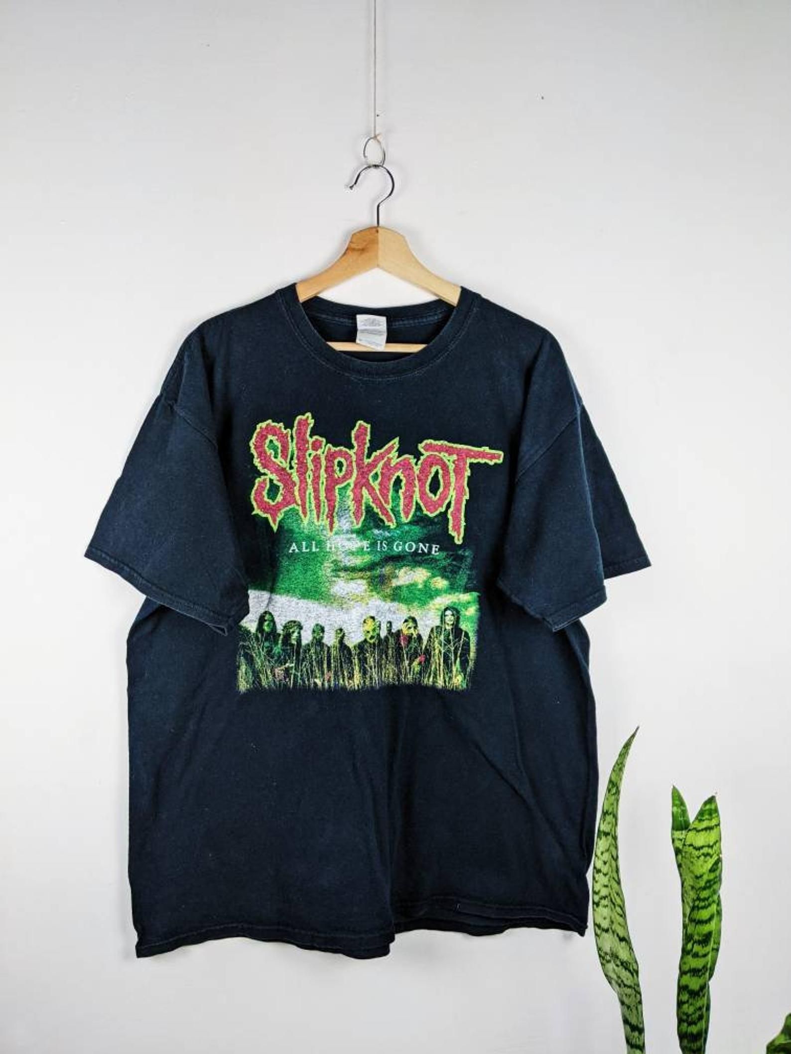 Slipknot Merch T-Shirt All Hope Is Gone 2008 Tour Double Side