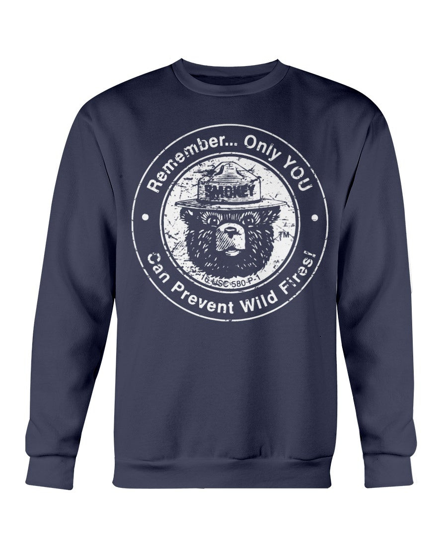 Smokey Bear Only You Can Prevent Etc Seal Premium Sweatshirt 211022