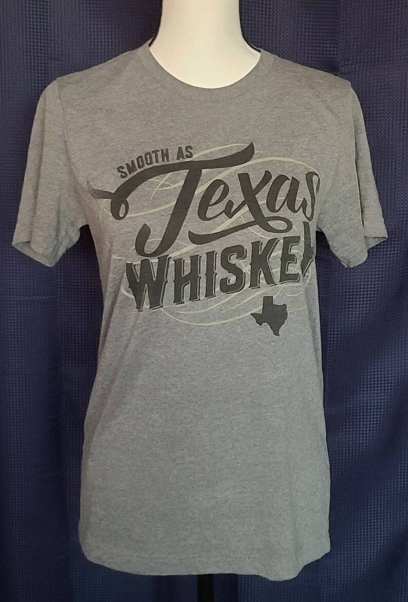 Smooth As Texas Whiskey Vintage Recycle Wear Tee In Womens Edium