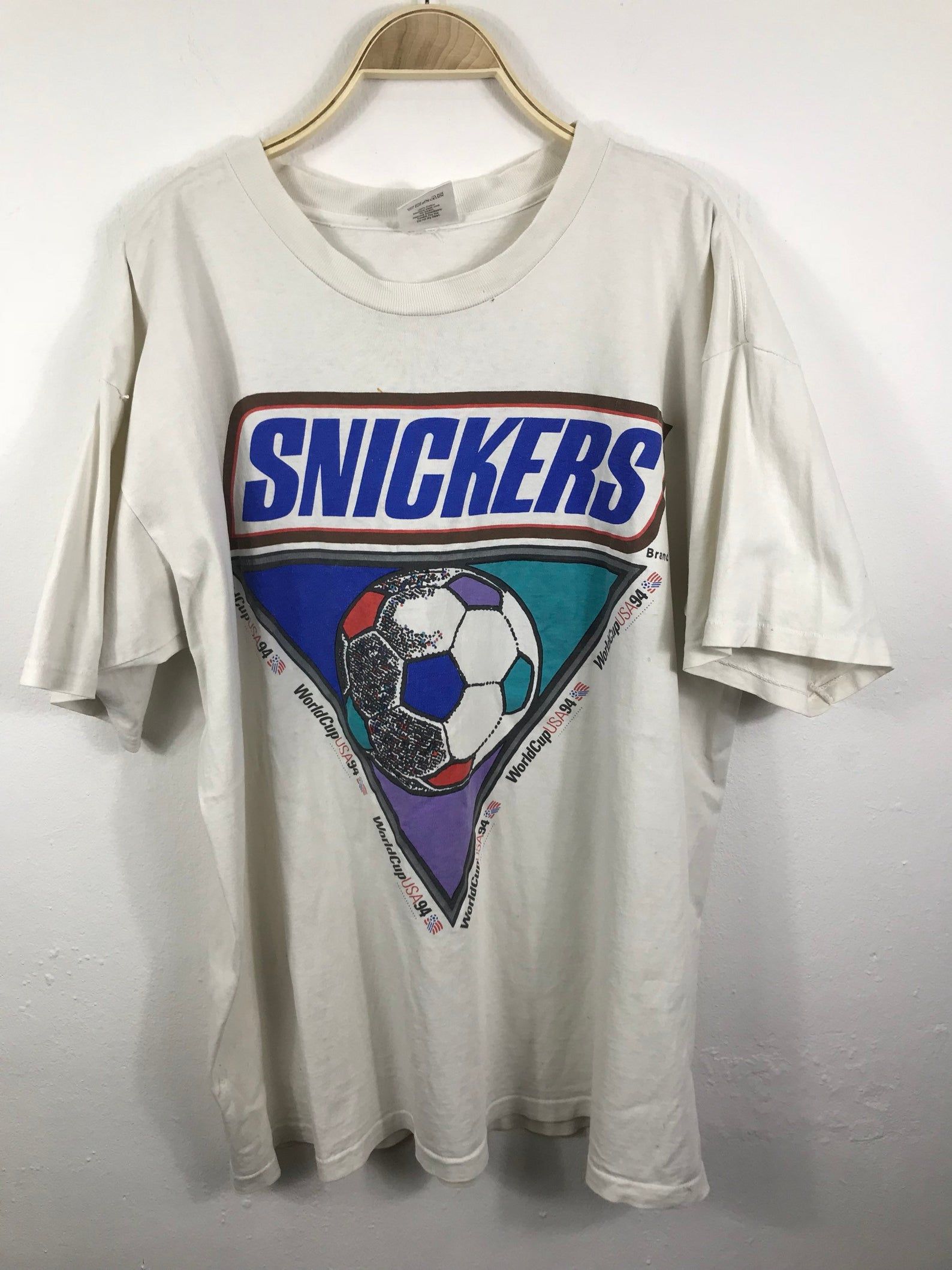 Snickers World Cup Usa 94 Logo Shirts Made In Usa
