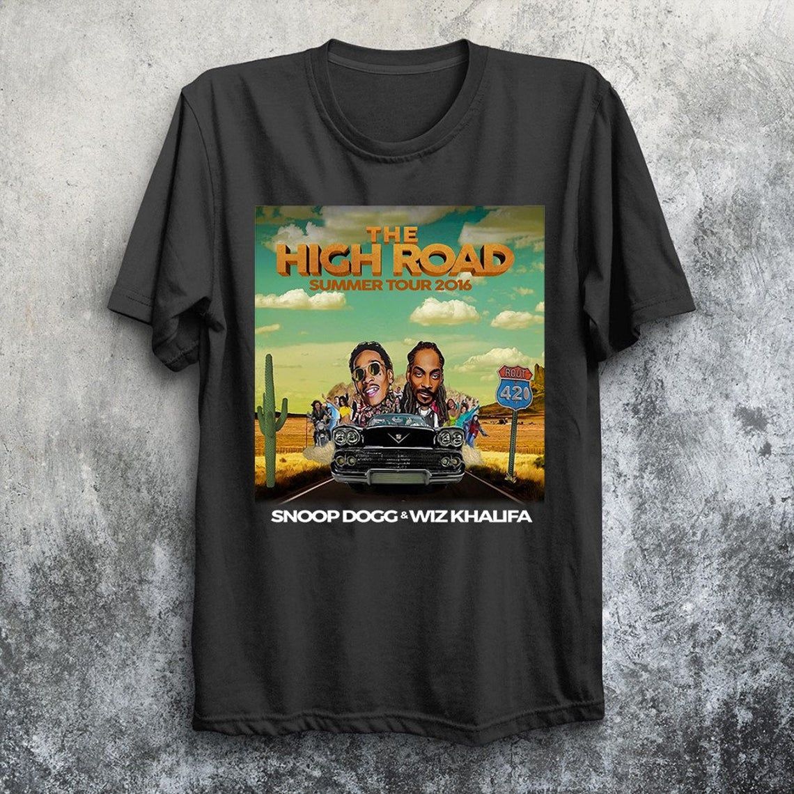 Snoop Dogg and Wiz Khalifa The Hight Road Summer Tour 2016 Shirt