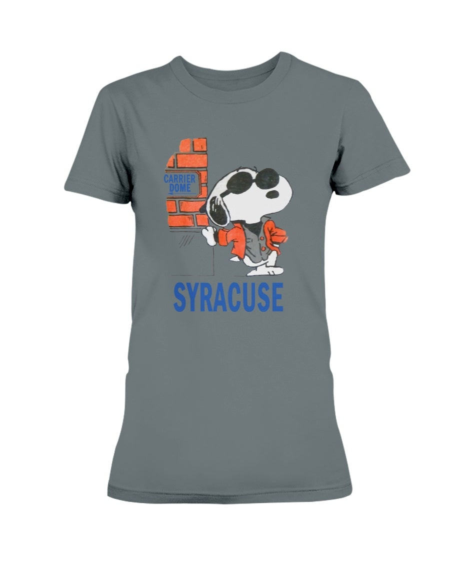 Snoopy Syracuse University 1980S Vintage Ladies T Shirt 211217