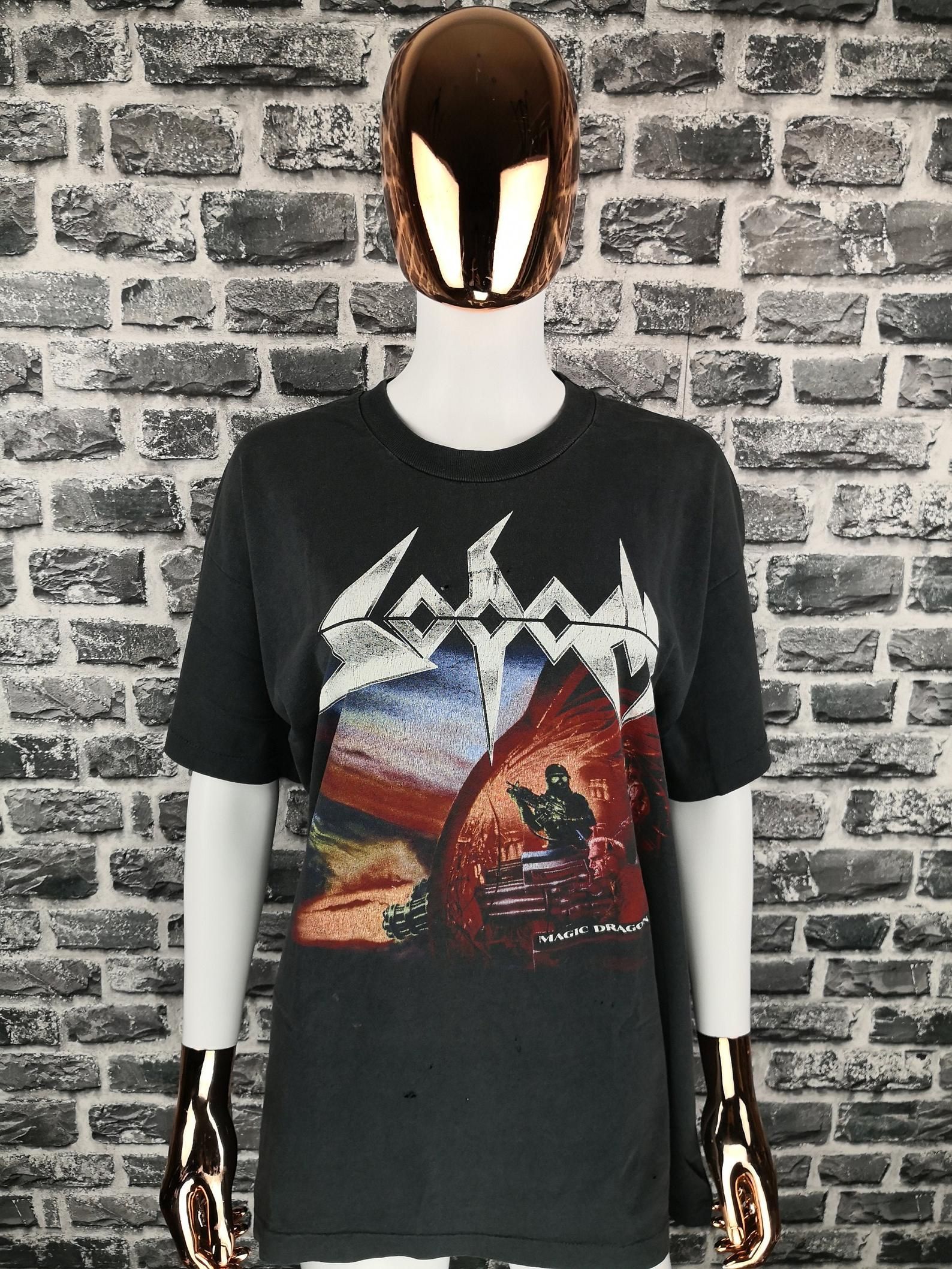 Sodom 1989 Vintage T-Shirt Ausgebombt Rare Tee