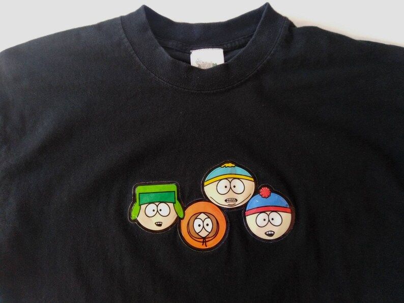 South Park Tshirt South Park Comedy Central Tshirt South Park Kenny Mccormick Cartoon Tshirt Vintage Tshirt Black Tshirt Y2K