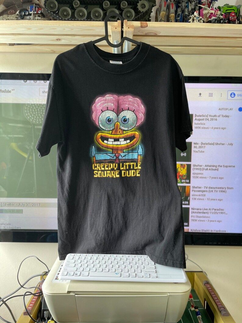 Sponge Bob Vintage Rare Design Shirt
