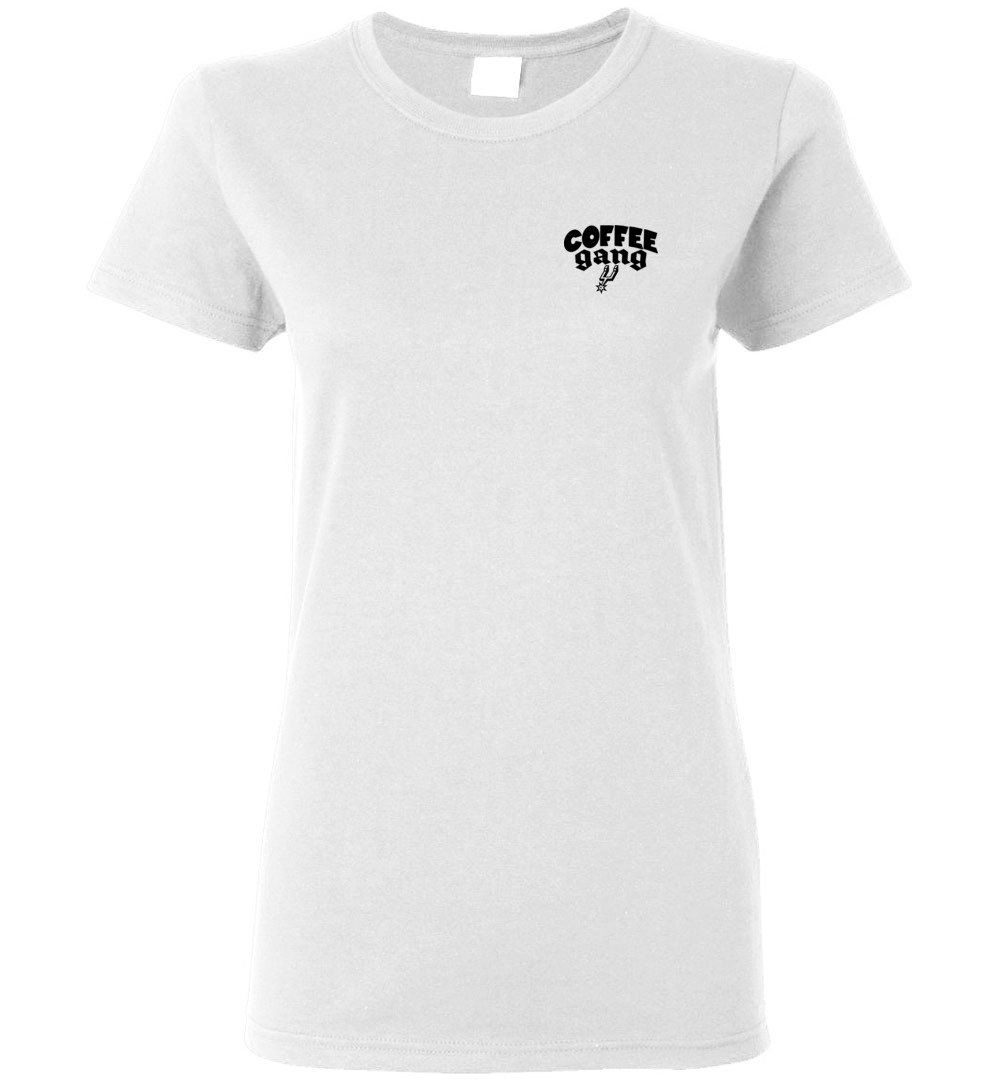 Spurs coffee gang graffiti Ladies T-shirt