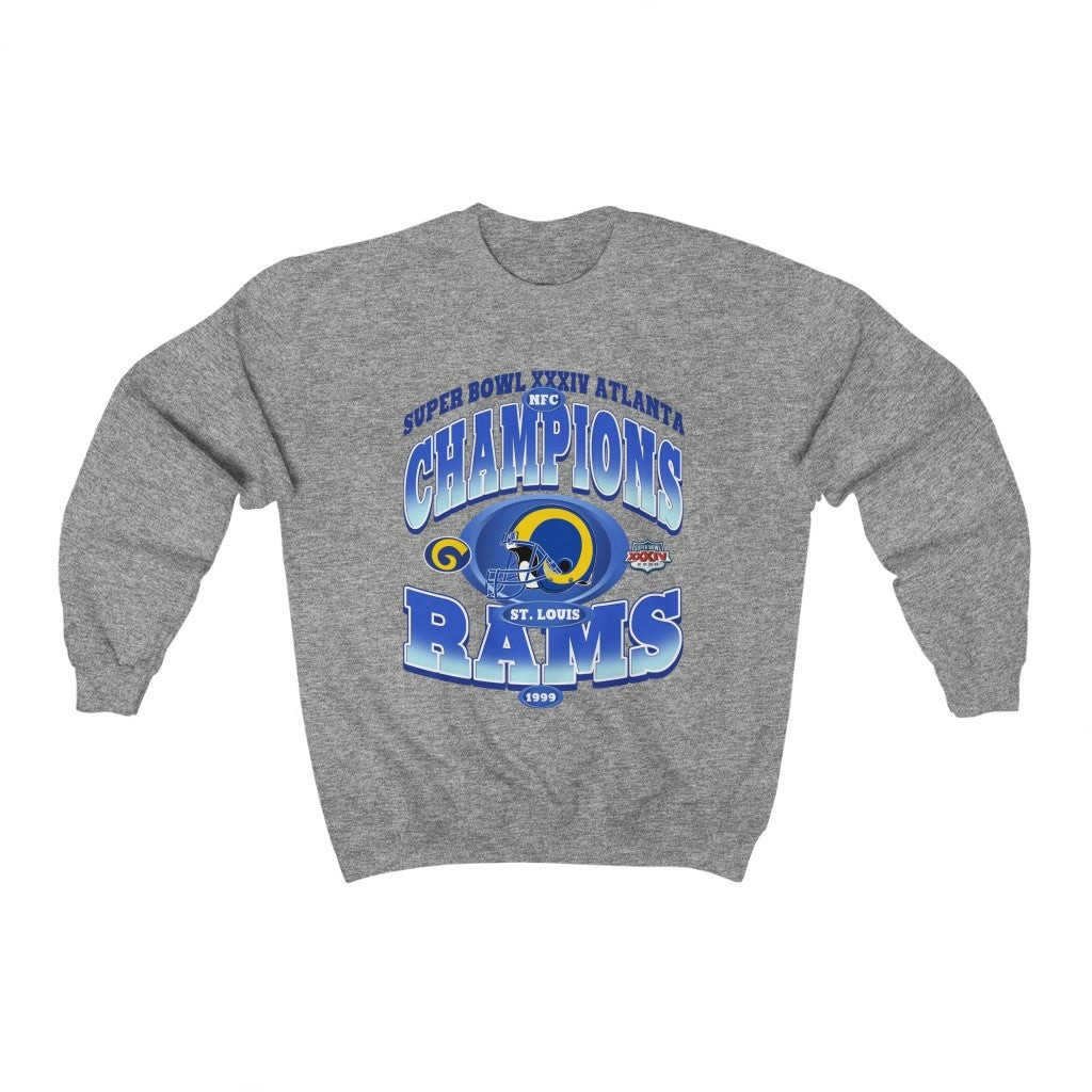 St Louis Rams Super Bowl Xxxiv Nfl Vintage 90S Sweatshirt 211015