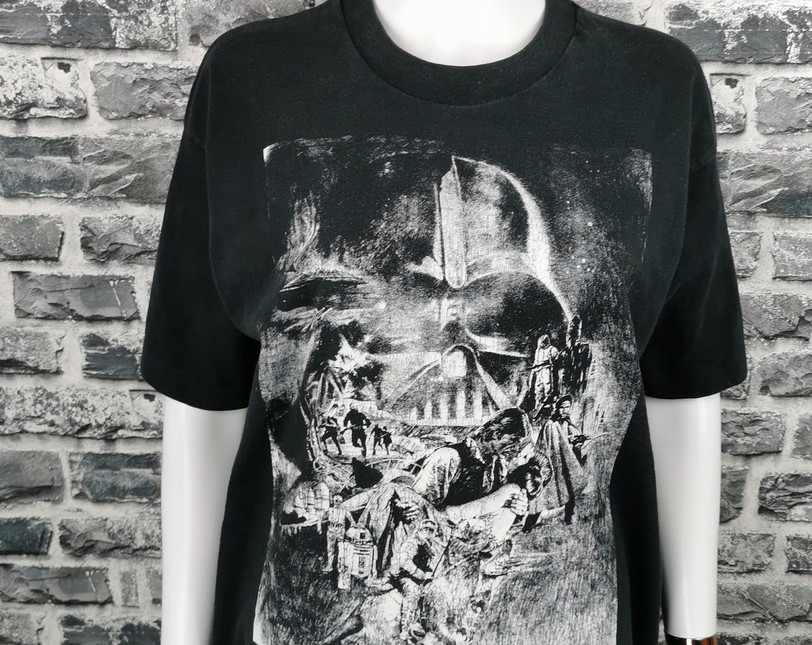 Star Wars 1994 Vintage T-Shirt / Darth Vader / Princess Leia/ Jabba The Hutt / Vader / Lucasfilm / Mega Rare