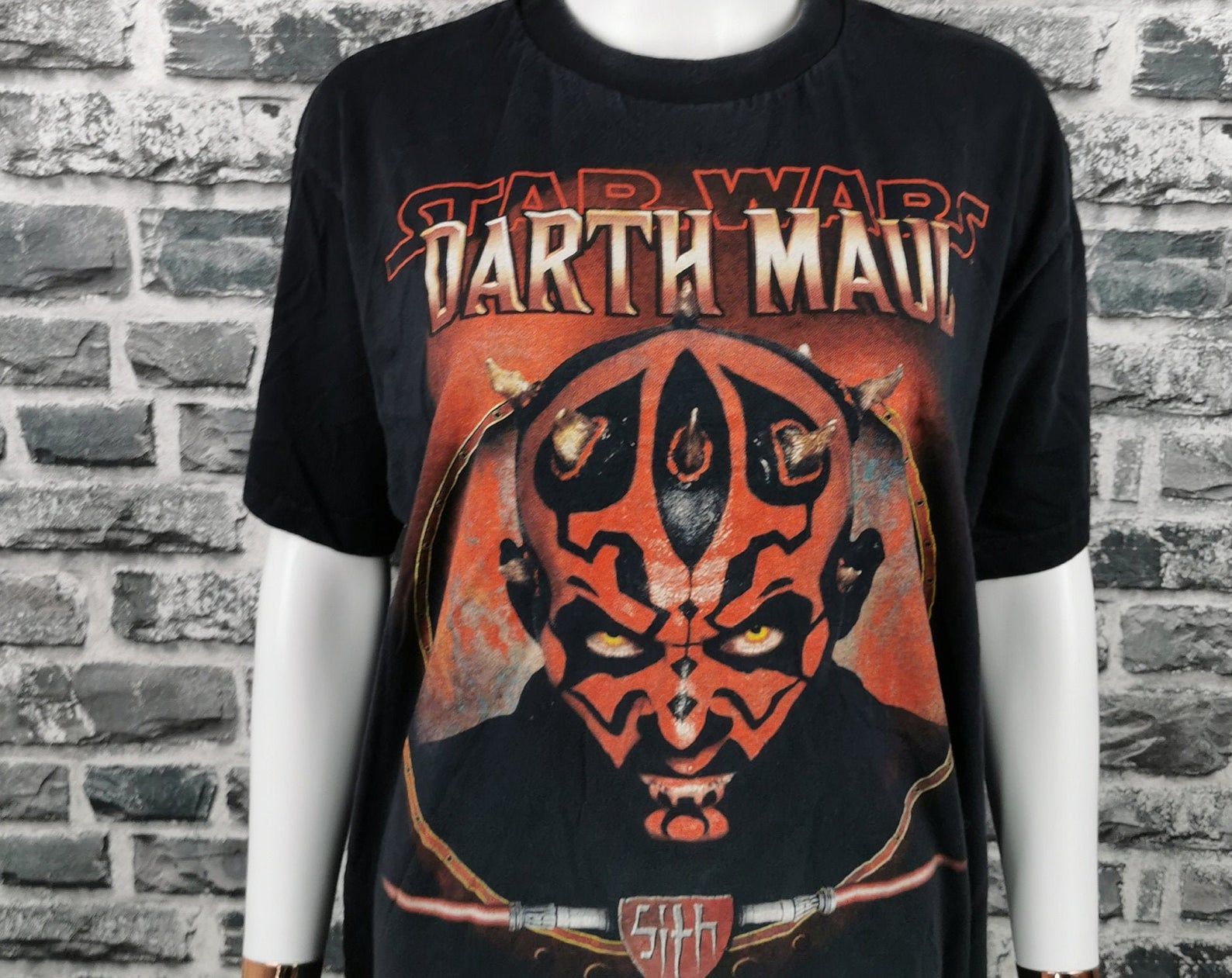 Star Wars 1999 Vintage Episode 1 T-Shirt Darth Maul / Star Wars / Darth Vader / Princess Leia/ Jabba The Hutt / Vader / Lucasfilm