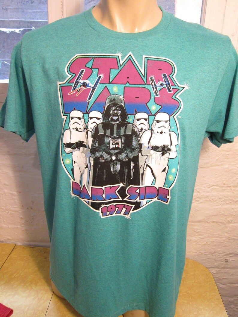 Star Wars Darth Vader Shirt Single Sided Deadstock Unworn